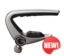 Cargar imagen en el visor de la galería, capo para guitarra plateado