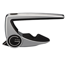 Cargar imagen en el visor de la galería, capo para guitarra plateado