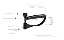 Cargar imagen en el visor de la galería, capo para guitarra negro