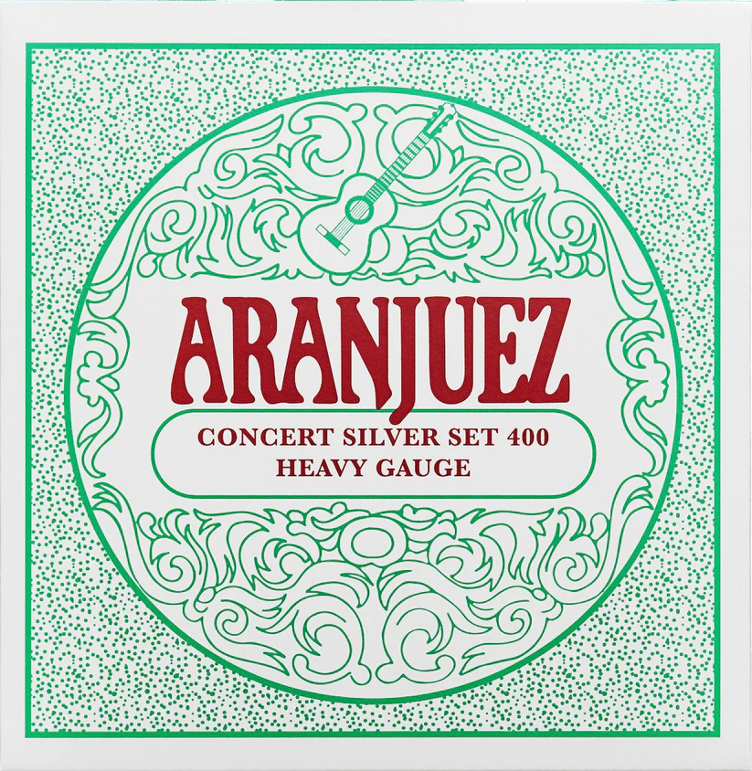 Cuerdas para Guitarra Clásica Aranjuez Concert Silver 400 - Heavy Gauge