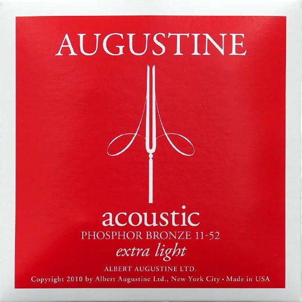 Cuerdas de metal para Guitarra Acústica Augustine Acoustic Extra Light - 6 cuerdas - 11-52