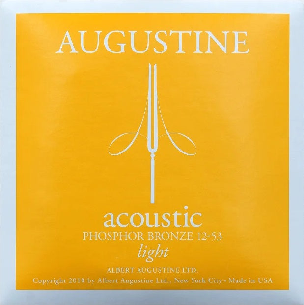 Cuerdas de metal para Guitarra Acústica Augustine Acoustic Light - 6 cuerdas - 12-53