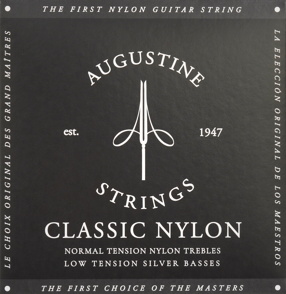 Cuerdas para Guitarra Clásica Augustine Classic Black - Graves Tensión Baja