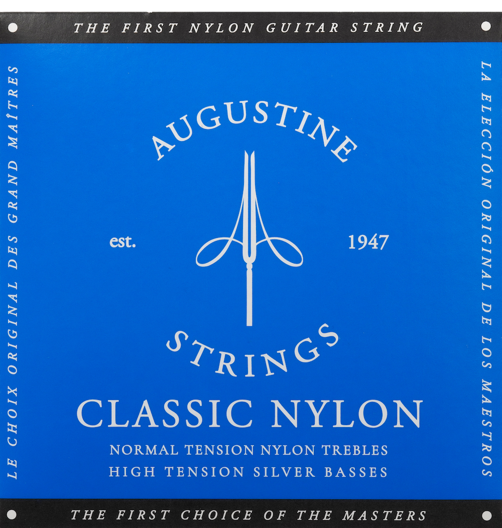 Cuerdas para Guitarra Clásica Augustine Classic Blue - Graves Tensión Alta