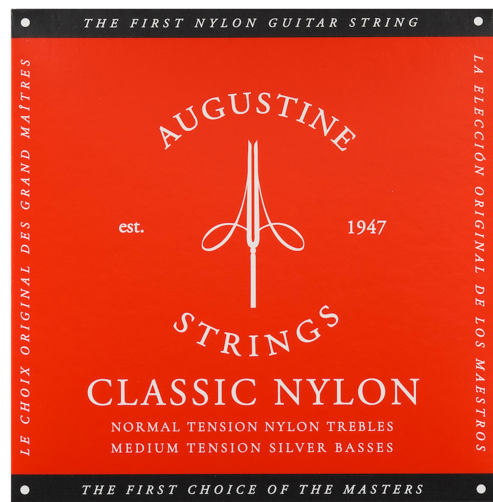 Cuerdas para Guitarra Clásica Augustine Classic Red - Graves Tensión Media