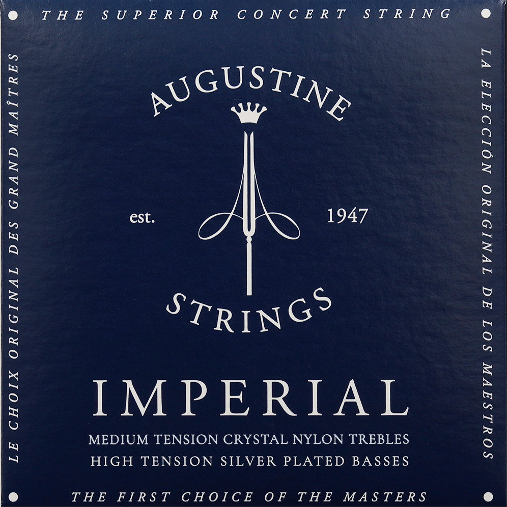Cuerdas para Guitarra Clásica Augustine Imperial Blue - Graves Tensión Alta