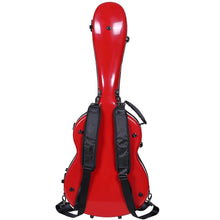 Cargar imagen en el visor de la galería, estuche para guitarra de fibra de vidrio color rojo
