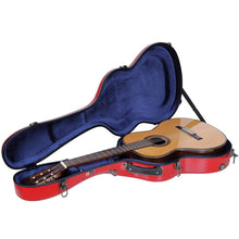 Cargar imagen en el visor de la galería, estuche para guitarra de fibra de vidrio color rojo
