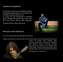 Cargar imagen en el visor de la galería, CD - Leyendas Costarricenses Obras para Guitarra Sola - Marco Corrales
